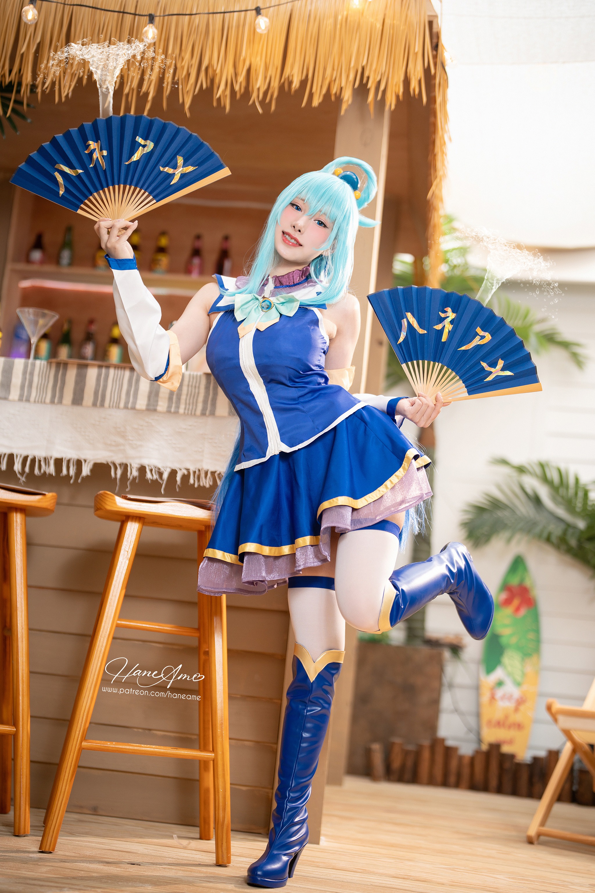 雨波HaneAme – NO.393 Konosuba Aqua 阿克婭 [30P1V]-XikXak
